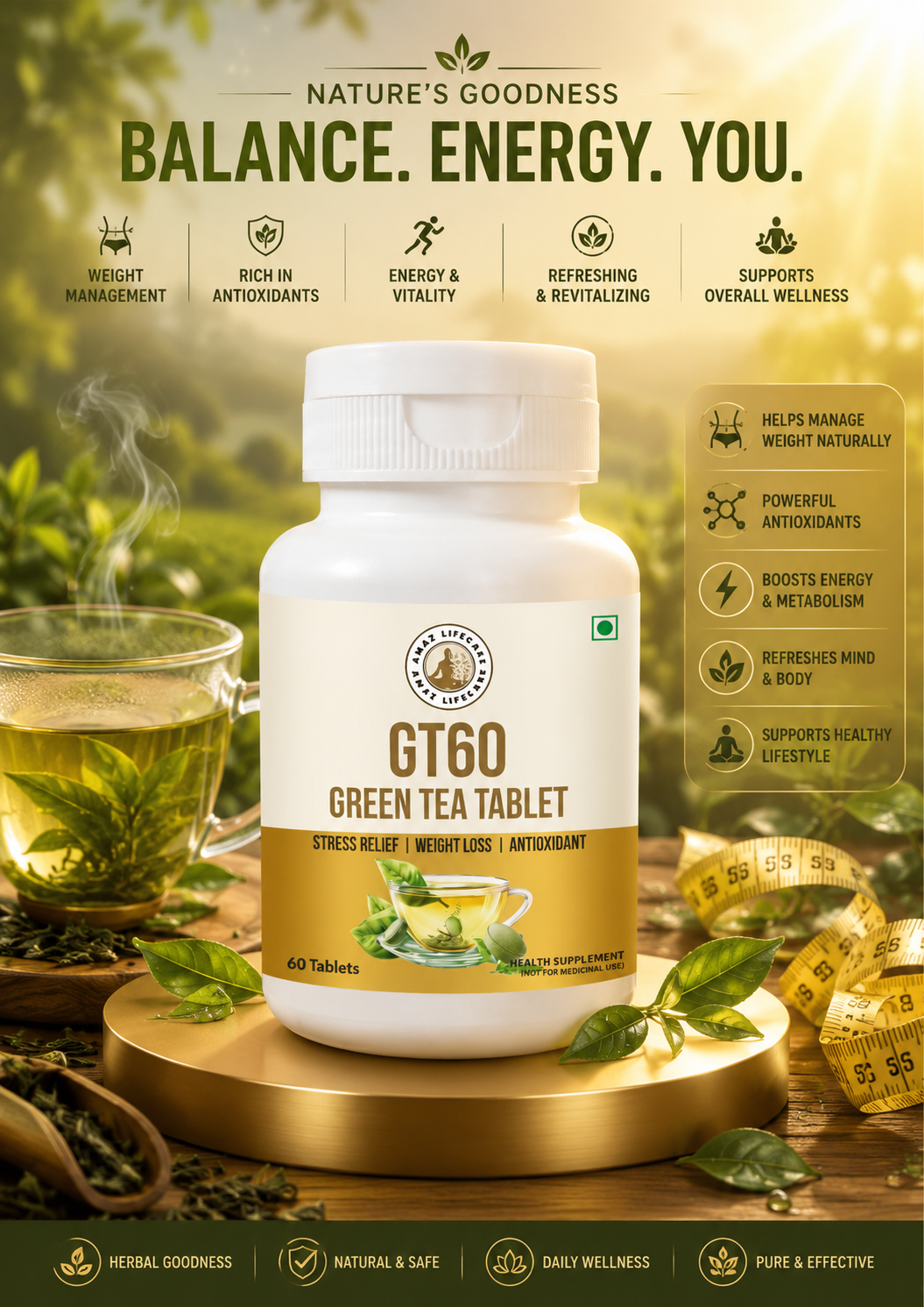 GT60 (Green tea tablets)